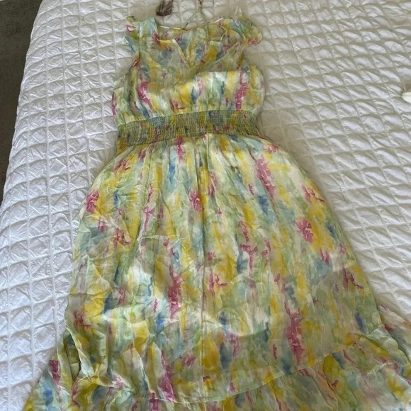 Anthropologie watercolor maxi dress - Picture 9 of 12